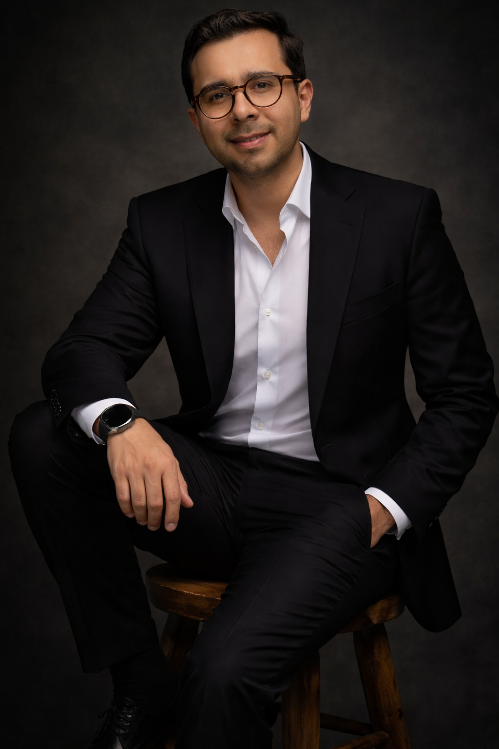 Julio Higidio en un entorno cálido y profesional